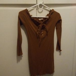 Mini Brown Summer Dress